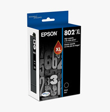 Epson 802XL Genuine Original Black Inkjet Ink Cartridge High Capacity picture