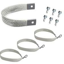 4 Pcs 40140 Engine Braided Ground Strap Starter Chasis Body Frame Grounding picture