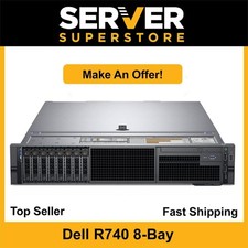 Dell PowerEdge R740 Server 2x Gold 6144-3.5GHz H730P 64GB RAM 2x 300GB SSD picture