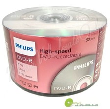 300 PHILIPS Blank 16X DVD-R DVDR Branded Logo 4.7GB Media Disc  picture