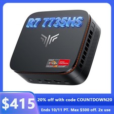 KAMRUI Gaming Mini PC Ryzen 7 7735HS 16GB LPDDR5 RAM 512GB SSD (8C/16T, 4.75GHz) picture