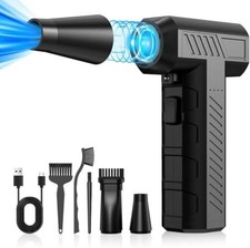 CAGIWIRU Compressed Air Duster -Mini Blower Turbo Fan,150000RPM Cordless  picture