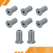 8Pack Wall Grommets for Cables 3/4 Inch Cable with 7mm Hole Silicone Gray picture