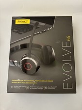 Jabra Evolve 65 Professional Wireless Headset In Black ~ New In Box picture