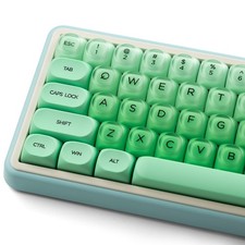 132 Keys Green Jelly PBT Keycaps Foundation MOA Profile For Cherry Gateron MX picture