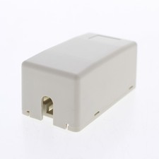 Hubbell Office White 1-Port Data Keystone Housing Surface Mount Box ISB1OWP picture