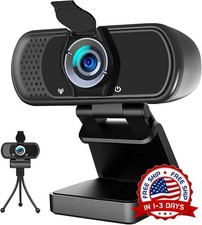 Cámara web HD para PC con micrófono y cámara web con de privacidad, Trípode NEW picture