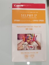 Canon RP-108 High-capacity Color Ink Paper Set 4'x6' 108 Sheets W/2 Ink Cartridg picture