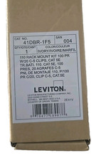 LEVITON 41DBR-1F5 Cat5e 110 RACK MOUNT KIT 100 Pair picture