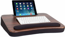 Multi Tasking Lap Desk with Memory Foam Cushion | Tablet Slot | Fits Laptops up picture