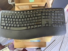 Microsoft Wireless Comfort Keyboard 5050 Model 1728 Ergonomic Keyboard Tested Wo picture