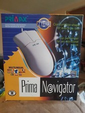 Vintage Primax Prima Navigator PS/2 Mouse NoS Rare HTF - A6 picture