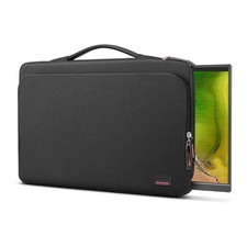 18.5 Inch Portable Monitor Carrying Case with PU Handle Travel Storage picture