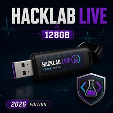 HackLab Live 128GB Bootable USB Security Forensics Linux Toolkit picture