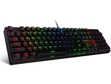 Redragon K582 SURARA RGB LED Backlit Mechanical Gaming Keyboard with 104 Keys-Li picture