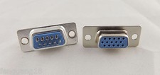 10pcs VGA DB15 15-Pin D-SUB 3 Rows Female Socket Solder Type Connector Adapter picture