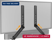 Soundbar Mount with Adjustable Height, Sound bar Mount up to 15 lbs, S picture