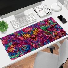 1pc Multiple Sizes Large Gaming Mouse Pad with Monster Bloodline Pattern, Non- picture