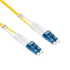 10 Pack of 40m LC/UPC-LC/UPC Singlemode Duplex OFNR 2.0mm Fiber Optic Patch Cabl picture