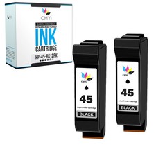 2PK Compatible CMYi HP 45 Ink Cartridges for DeskJet 1100 1200 1250 1600 710 712 picture