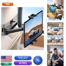 Lamicall Car Headrest Tablet Holder, Lockable, Thick Case Friendly picture