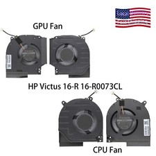 For HP Victus 16-R 16-R0073CL 12V CPU / GPU Cooling Fans Original Replacement picture