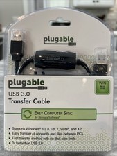 Plugable USB3-TRAN USB 3.0 Transfer Cable, Unlimited Use, Transfer Data Between picture
