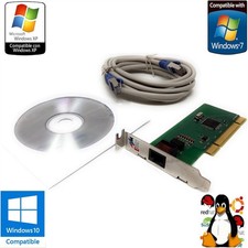 AVM FritzCard PCI V2.1 ISDN Card, Low Profile, Cable, Software, Win 7/8/10 picture