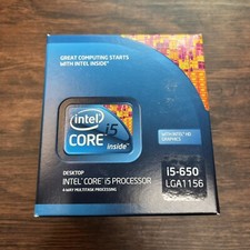 Intel Core i5-650 3.2GHz LGA1156 CPU With Cooler NOS picture