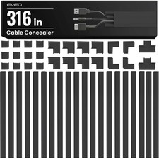 Cable Hider 306” - Wall Cord Cover Raceway, Wire Concealer for TV & Electronics picture