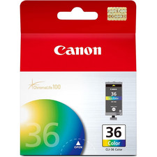 Canon CLI-36 Color Ink Cartridge - Genuine OEM - Pixma Compatible - New Sealed picture