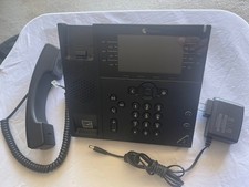 Polycom VVX 450 12 Line Business IP Phone with power supply picture