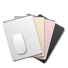 Aluminum Metal Mouse Pad Mat Smooth Magic Ultra Thin Double Side Mouse Mat picture