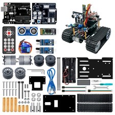 Programming Tank Smart Robot Car kit Support Mixly Blocks Coding/App Control ... picture