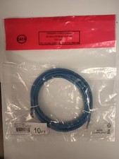 10 Ft Blue Cat6 Patch Cable RJ45-RJ45 24AWG Stranded UL724-810BU picture