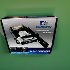 KINGWIN 3.5  Internal Tray lessHot Swap Rack KF-1000-BK picture