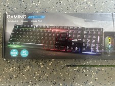 Aqvin QC20-G Gaming Keyboard, Mouse, Mouse Pad 3 In 1 Combo Rainbow Backlights  picture