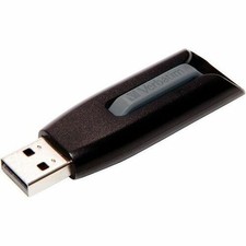 Microban 32GB Store 'n' Go V3 USB 3.2 Gen 1 Flash Drive - Gray 49173 picture