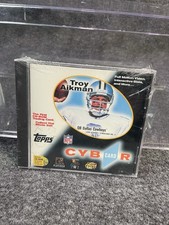 Topps First CD-ROM Trading Card CyberCard Troy Aikman Topps #4 Football 1996 New picture