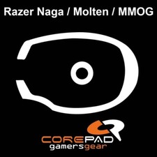 Corepad Skatez Razer Naga Molten MMOG Replacement Mouse Feet Hyperglide Teflon picture