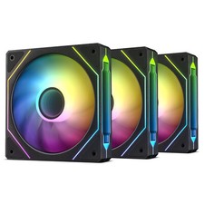DARKROCK F120 3 in 1 120 mm Infinite Mirror Design Case PWM Control & ARGB Fans picture