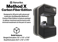 MakerBot Method X - Carbon Fiber Edition 3D Printer - NEW picture