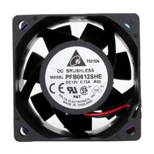 DELTA PFB0612SHE-R00 12V 0.72A 6038 6CM High Speed Cooling Fan 3-wire picture