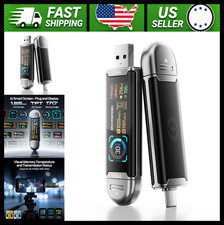 MOVE SPEED 256GB USB-C SSD Flash Drive Smart Display for iPhone Android Mac PC picture