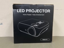 HAPPRUN Native 1080P Bluetooth Mini Projector, Full HD Portable Outdoor Movie Pr picture