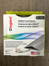 Legrand Over-Floor CORDUCT Cord Protector 1-Channel Grey 5-ft / 1.5 m  CDG-5 picture