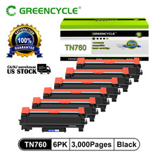 6PK TN760 Toner Cartridges fits for Brother MFC-L2710dw HL-L2730DW MFC-L2750DW picture