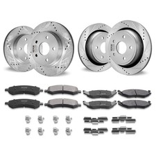 Front and Rear Brake Kit for 06-2018 Dodge Ram 1500, 07-2009 Dodge Durango Chrys picture