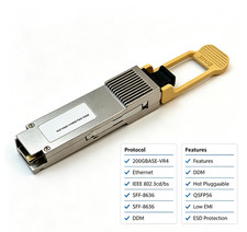 QSFP56 200G SR4 Optical Module 850nm Multimode Fiber Transceiver 100m Distance picture