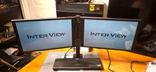 EVGA InterView 1700 17 inch Dual Monitor System -Works Read Description picture